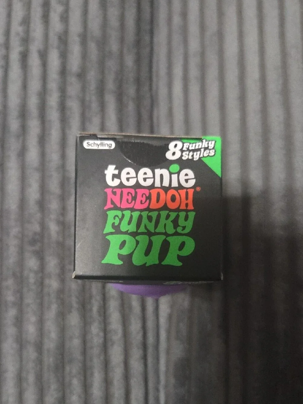 Teenie Needoh Funky Pup 3-Pack - Purple & Orange & Pink